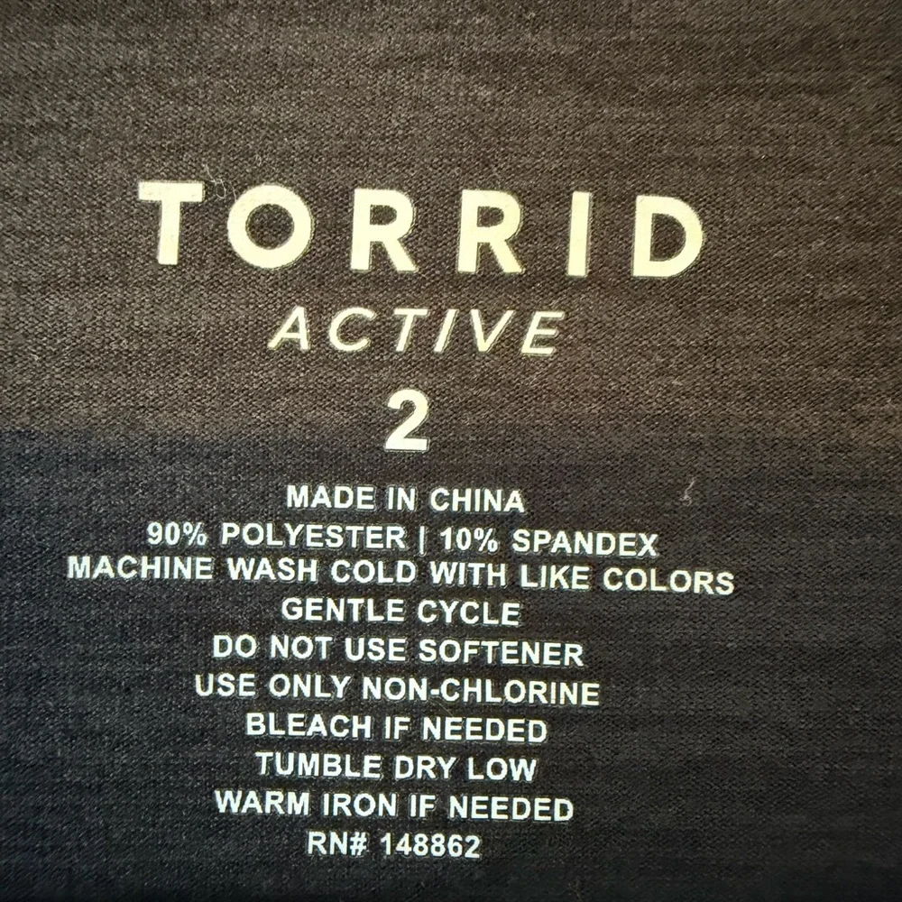 Torrid Active Charcoal Quarter-Zip Pullover - Picture 8 of 8